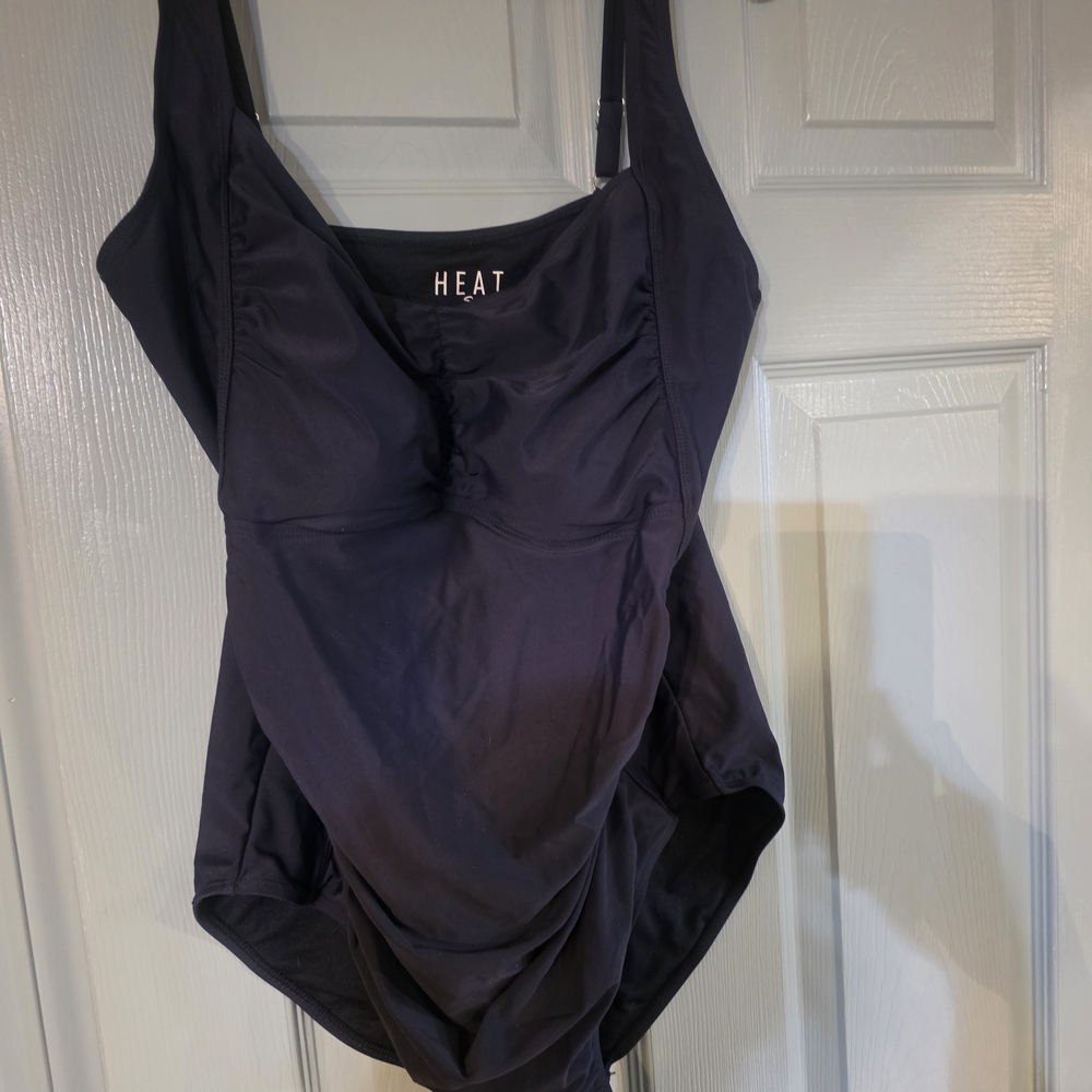 New HEAT Navy One-Piece Swimsuit